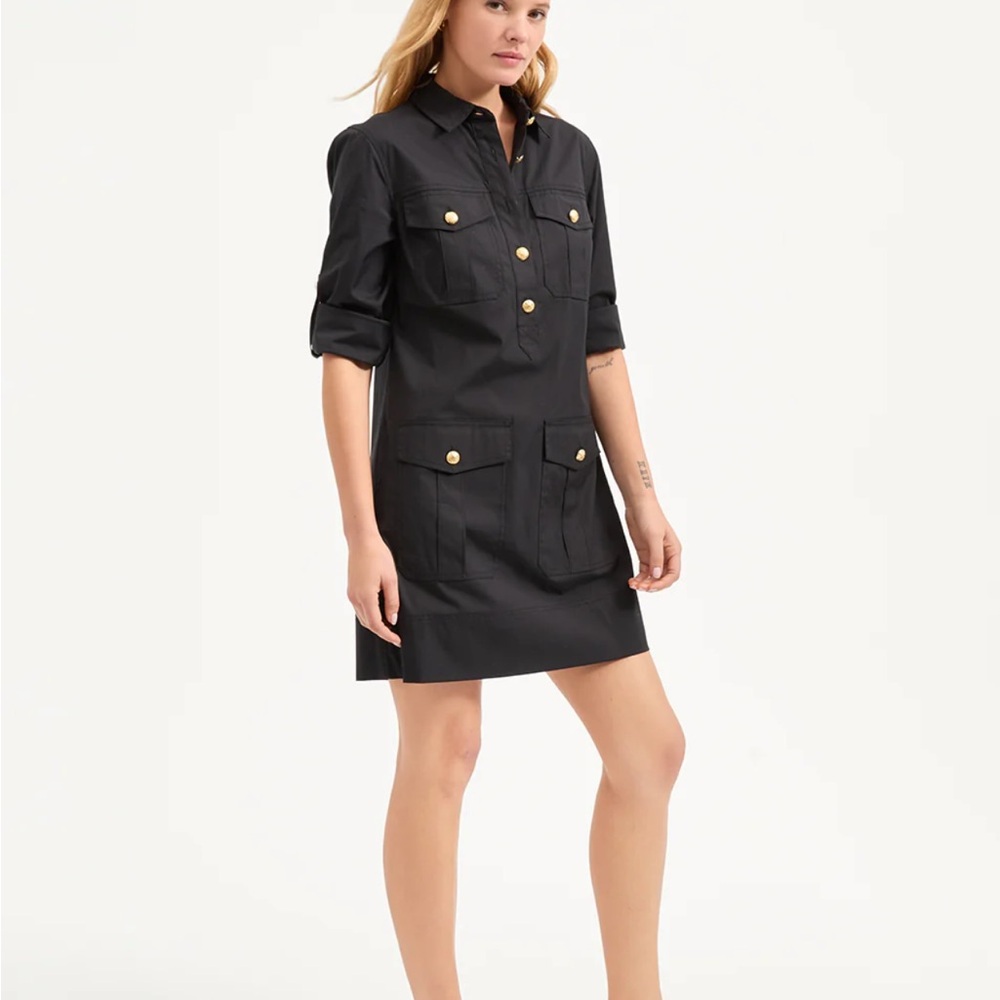 New Veronica Beard Saude Cargo Dress - Picture 1 of 11